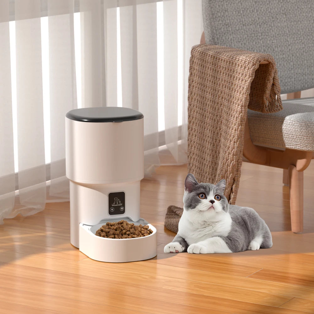 WiFi Automatic Cat Feeder Intelligent Pet Food Dispenser