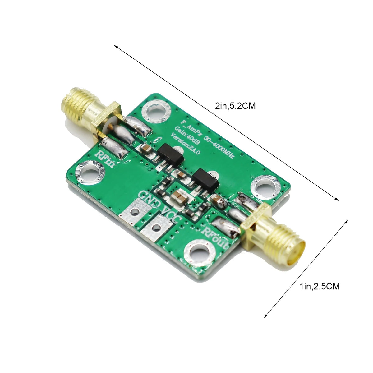 RF Wideband Amplifier 30-4000MHz Low Noise LNA Module DC5V