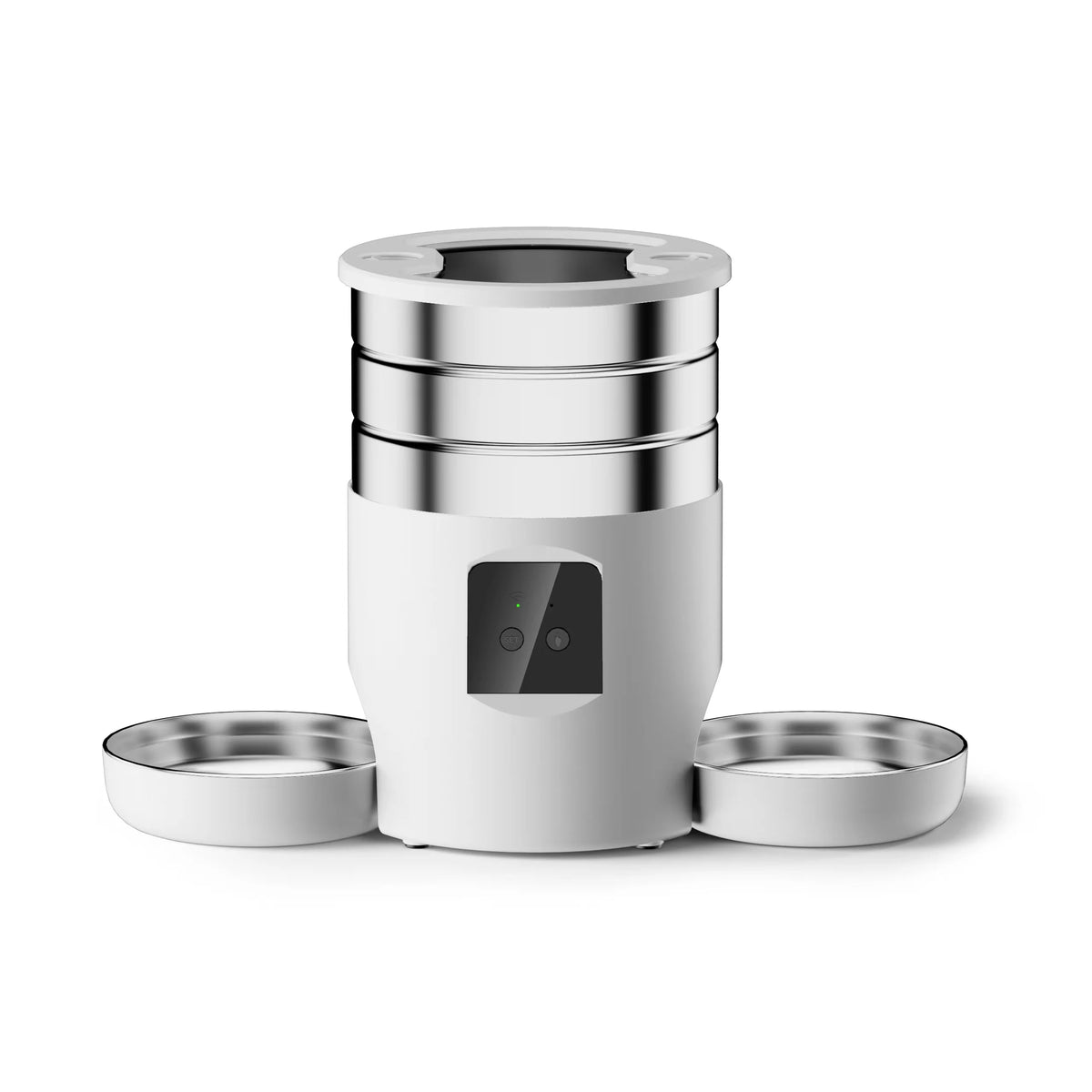 WiFi Automatic Cat Feeder with Dual Stainless Steel Bowls