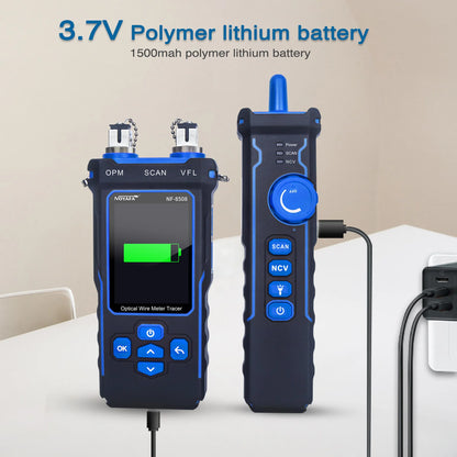 NOYAFA NF-8508 Network Cable Tester LCD Rechargeable Line Finder PoE