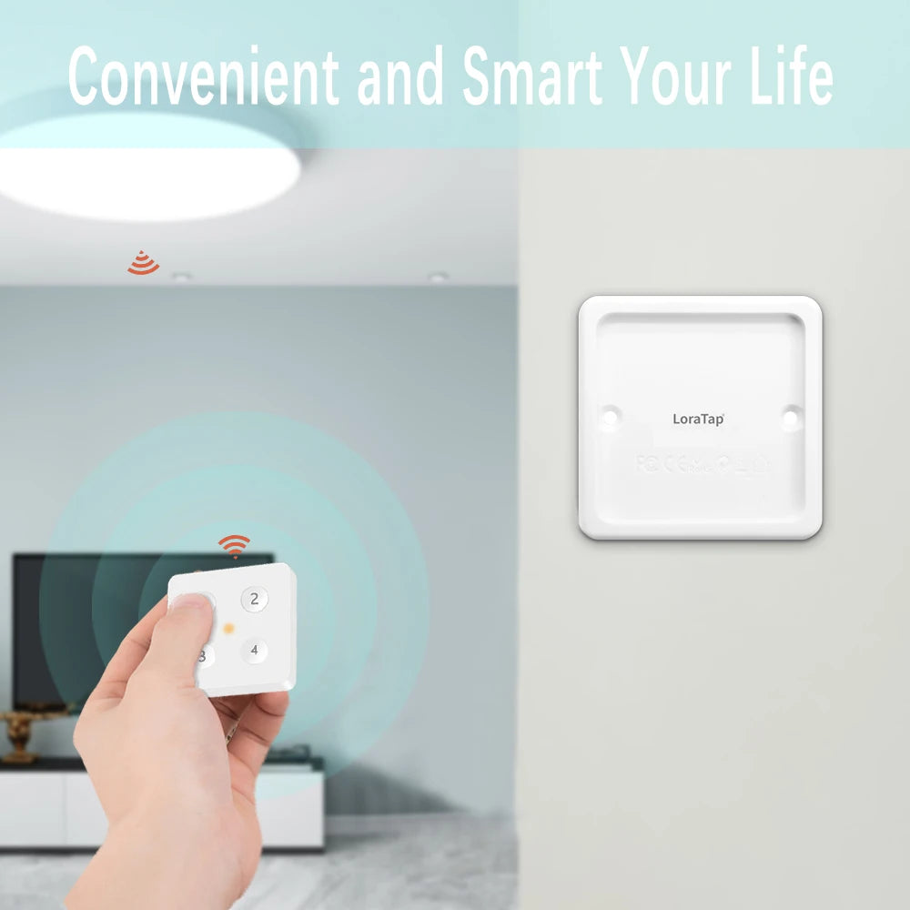 Tuya ZigBee 3.0 Wireless 4-Button Remote Control Scene Switch Compatible with Smart Life Home Assistant Zigbee2MQTT DIY - Home Smart Direct