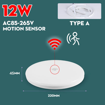 LED Motion Sensor Ceiling Lamp for Stairs Garage or Home Use - Home Smart Direct