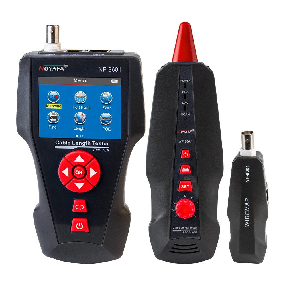 NOYAFA NF-8601W Multifunction Network Cable Tester RJ45 RJ11 BNC PoE