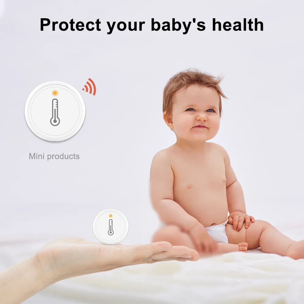 Tuya ZigBee 3.0 Wireless Temperature and Humidity Sensor Works with Home Assistant Smart Life DIY Google Alexa Echo Automation - Home Smart Direct