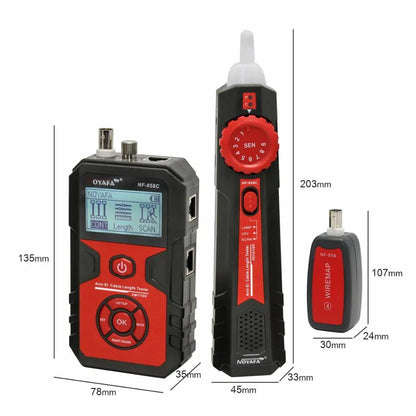 NOYAFA NF-858C Network Cable Tester Trace Line Locator POE BNC Wire Tracker