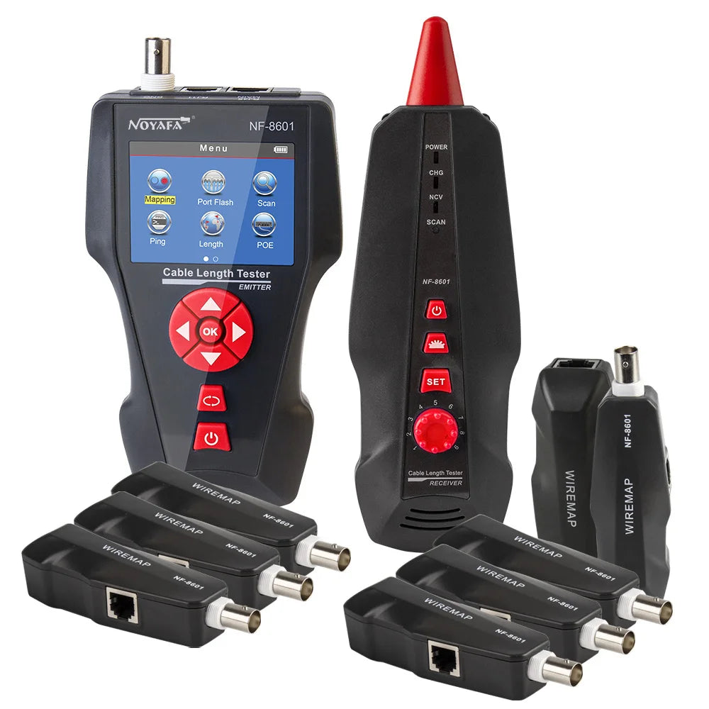 NOYAFA NF-8601W Multifunction Network Cable Tester RJ45 RJ11 BNC PoE
