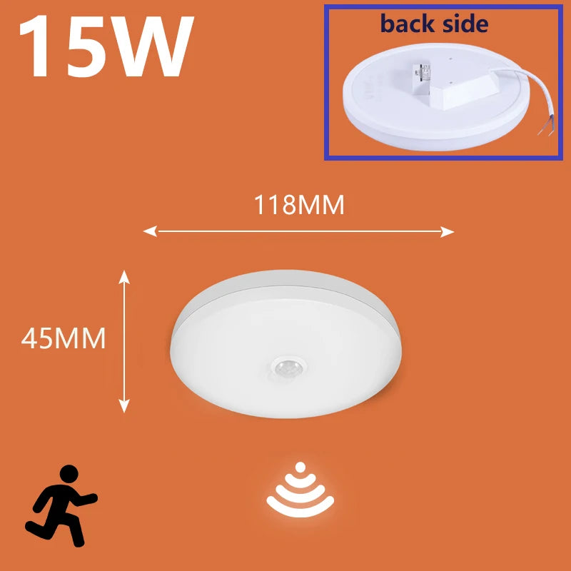 LED Motion Sensor Ceiling Light for Hallway Stairs and Walls - Home Smart Direct