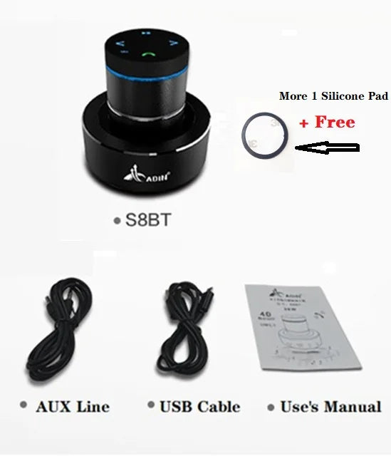 Adin Vibro Bluetooth Speaker with Vibration Effect Subwoofer - Home Smart Direct