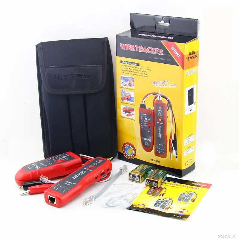 NOYAFA NF-806R Network Cable Tester Ethernet RJ45 RJ11 Line Finder LED