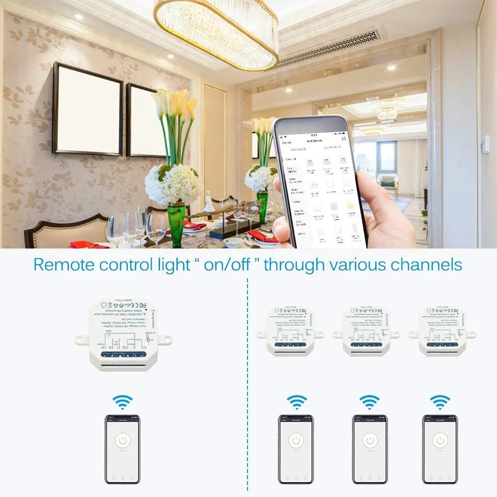 Smart Relay Module for DIY Lighting Automation - Home Smart Direct