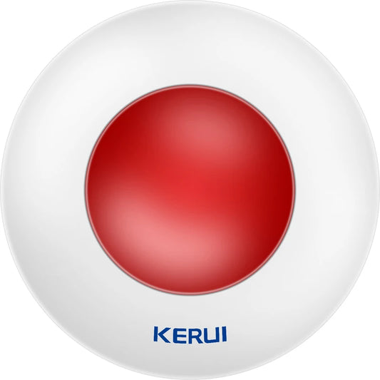 KERUI J009 Loud Indoor Siren Wireless Flashing Siren Alarm Horn Red Light Strobe Siren For GSM Home and Business Alarm Security - Home Smart Direct