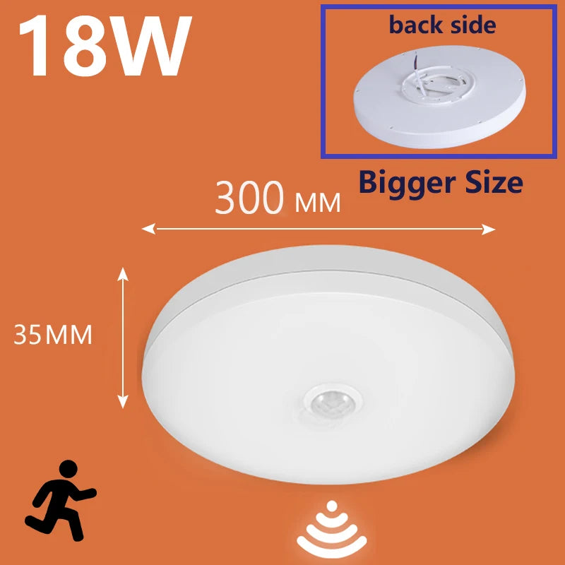 LED Motion Sensor Ceiling Light for Hallway Stairs and Walls - Home Smart Direct