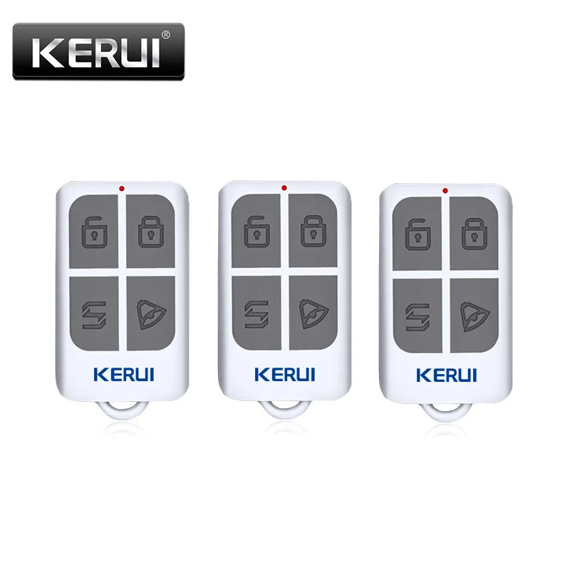 KERUI RC531 Wireless Remote Control 4 Buttons For KERUI GSM PSTN Home Alarm System Portable Key Fobs - Home Smart Direct