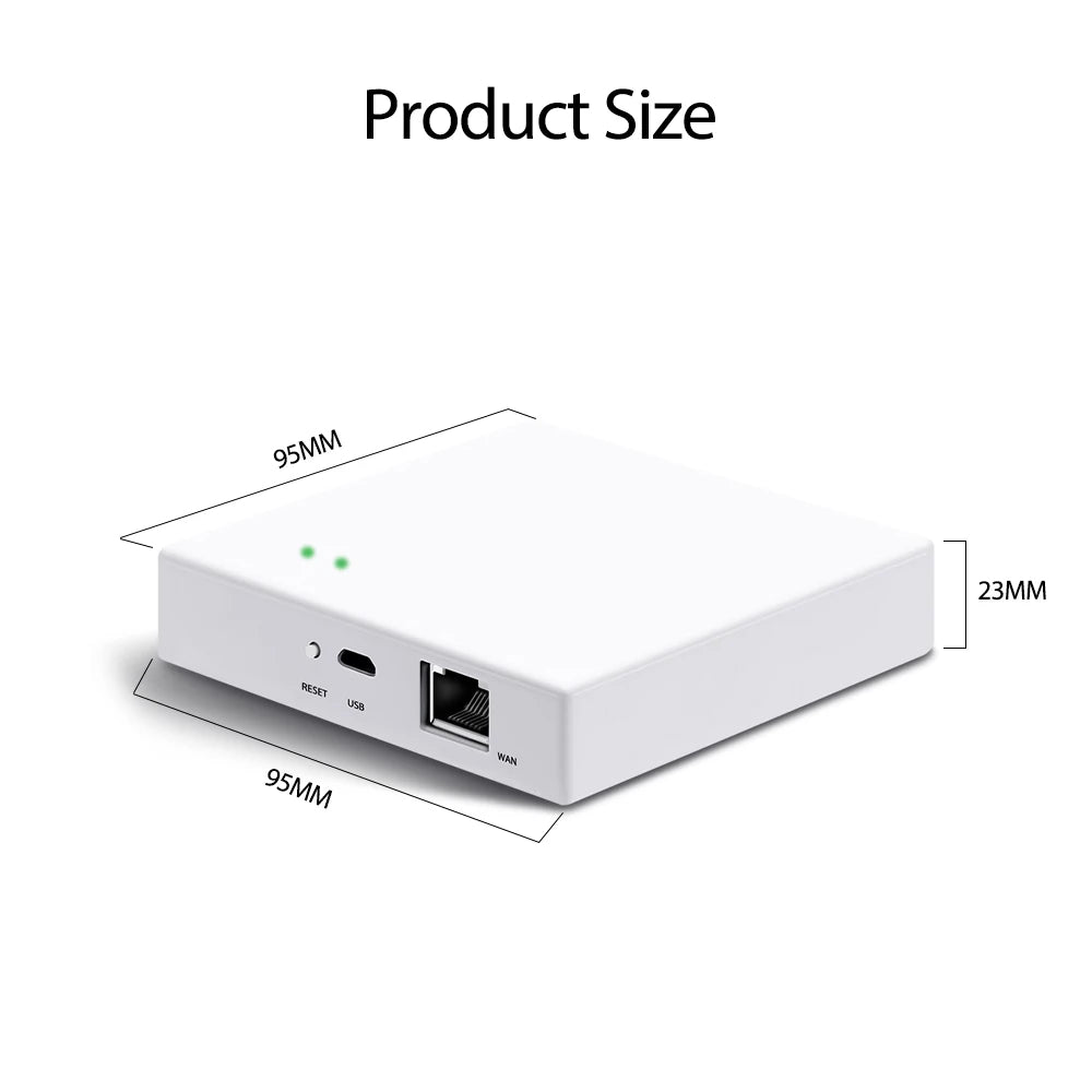 LoraTap Smart Home Tuya ZigBee Gateway Hub Bridge with Network Interface Smart Life App Remote Control Devices up to 256 Mesh - Home Smart Direct