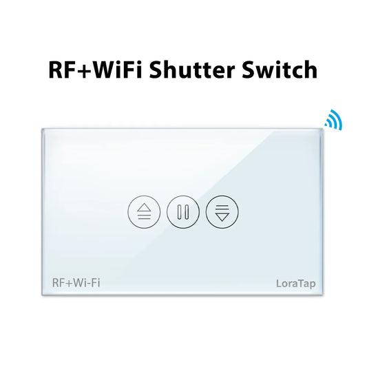 Smart RF WiFi Curtain Switch for Motorized Blinds