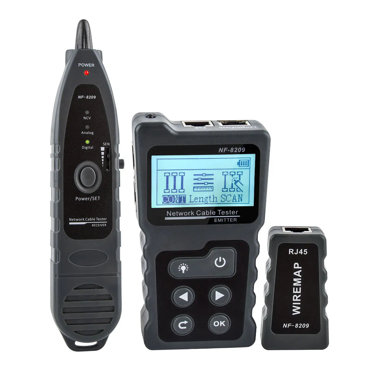 NOYAFA NF-8209 RJ45 Cable Tracker POE Network Wire Checker UTP Tester