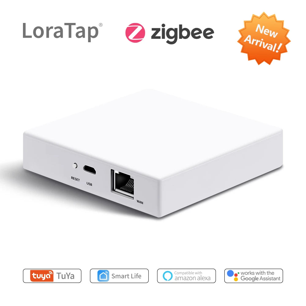 LoraTap Tuya Smart ZigBee 3.0 Led Bulb Socket Lamp Adapter Holder E27 Works with Google Home Alexa Echo Remote Control MQTT - Home Smart Direct