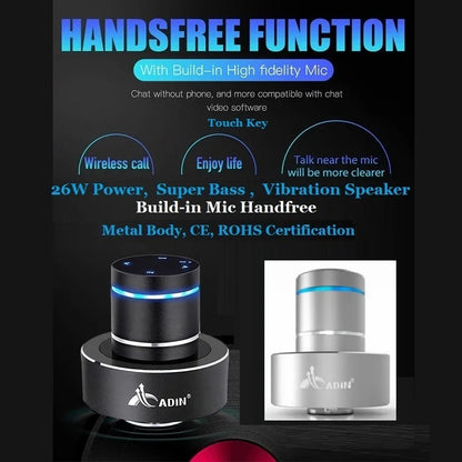 Adin Vibro Bluetooth Speaker with Vibration Effect Subwoofer - Home Smart Direct