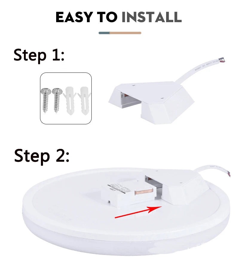 LED Motion Sensor Ceiling Lamp for Stairs Garage or Home Use - Home Smart Direct