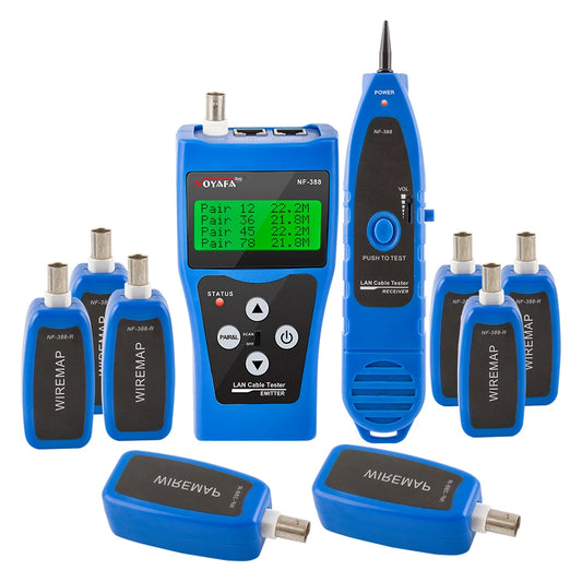 NOYAFA NF-388 Multipurpose LAN Phone Cable Tester 8 Port Wire Tracker