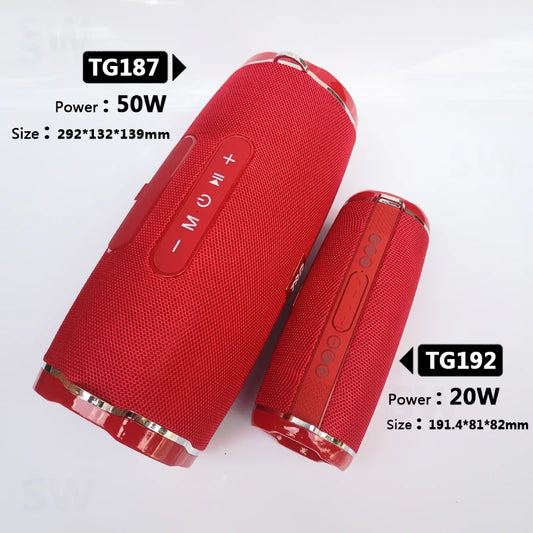 Bluetooth Outdoor Waterproof Portable Speaker with Subwoofer - Home Smart Direct