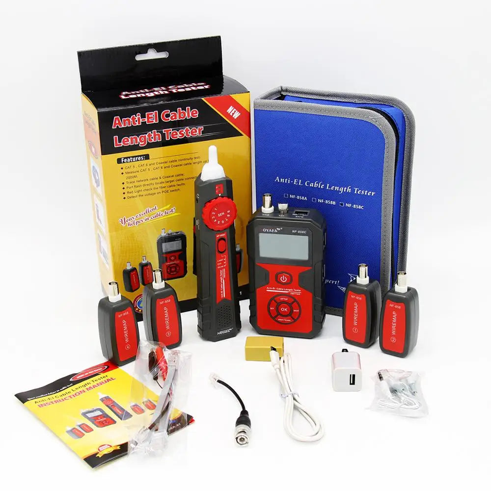 NOYAFA NF-858C Network Cable Tester Trace Line Locator POE BNC Wire Tracker