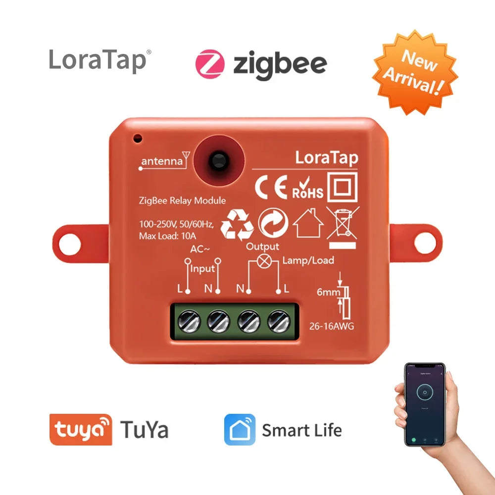LoraTap Smart Home Tuya ZigBee Gateway Hub Bridge with Network Interface Smart Life App Remote Control Devices up to 256 Mesh - Home Smart Direct
