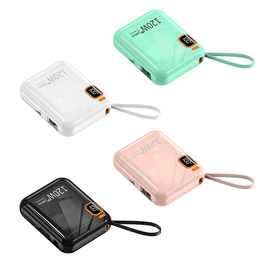 Power Bank with Detachable Cable and Fast Charging - Home Smart Direct
