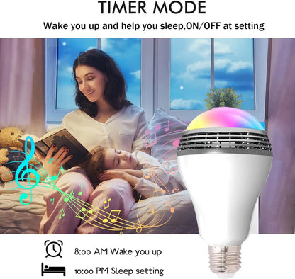Bluetooth Speaker LED Bulb with App Control for Home and Party - Home Smart Direct