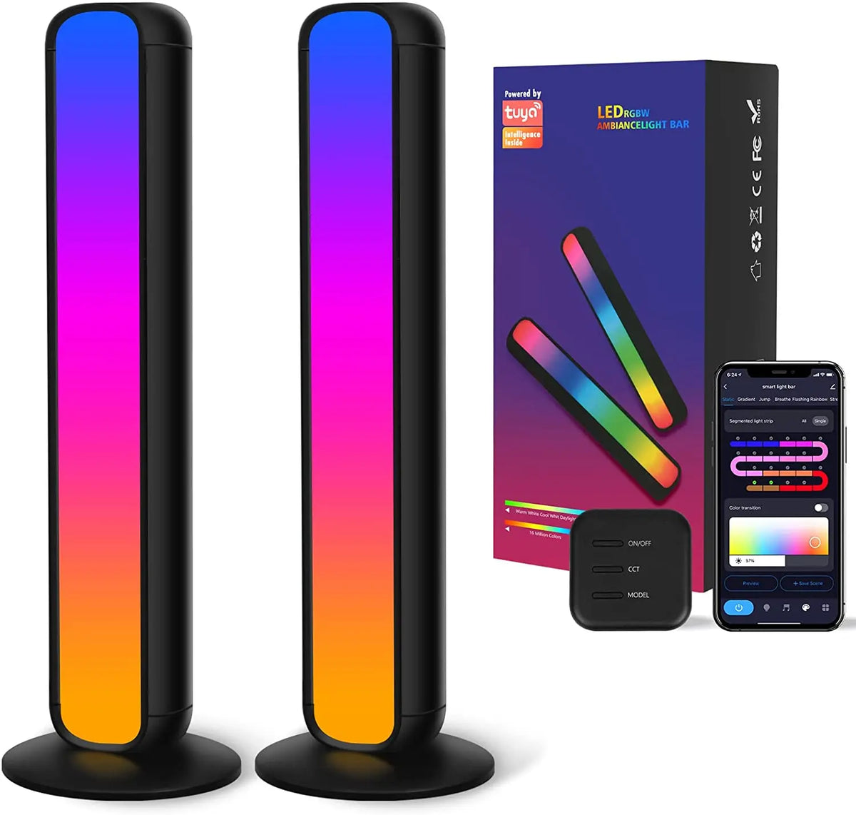 Smart RGB Light Bar with Music Sync and USB Connection - Home Smart Direct