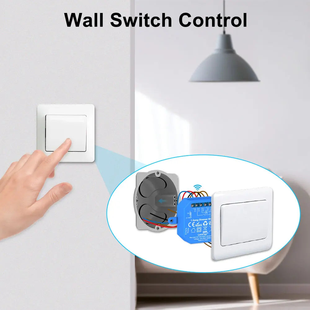 Smart Dimming Light Switch Relay with WiFi and ZigBee - Home Smart Direct