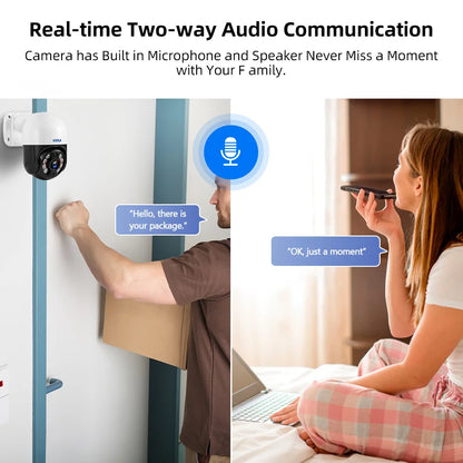 KERUI 2K 4MP HD H.265 Outdoor Camera System Kit POE NVR 8CH Home Security CCTV Audio Surveillance Recorder Night Vision Icsee - Home Smart Direct