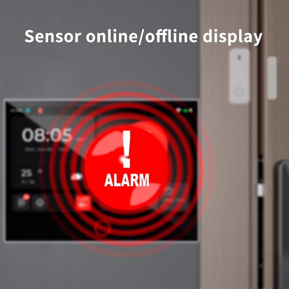 KERUI NEW 4G+WiFi Wireless Home Alarm with 7 inch Large IPS Touch Screen Tuya Smart Alarm System with Motion Sensor for House - Home Smart Direct