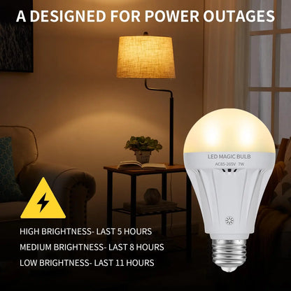 Rechargeable LED Magic Bulb with Remote Emergency Lamp - Home Smart Direct