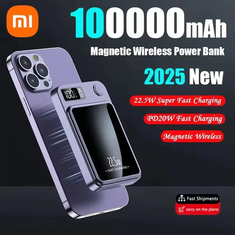 Magnetic Wireless Power Bank Portable Battery Pack - Home Smart Direct