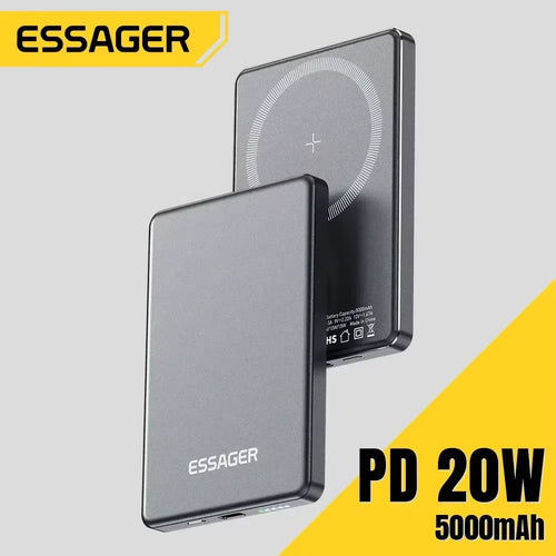 Slim Magnetic Wireless Power Bank Fast Charging Portable Charger - Home Smart Direct