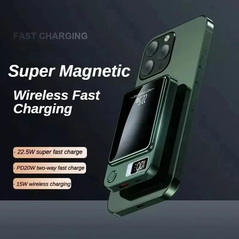 Magnetic Wireless Power Bank Portable Battery Pack - Home Smart Direct