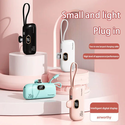 Mini Portable Power Bank Fast Charging External Battery - Home Smart Direct