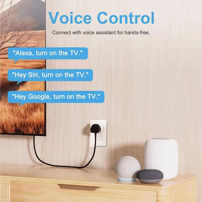 Matter WiFi Smart Socket with App and Voice Control - Home Smart Direct