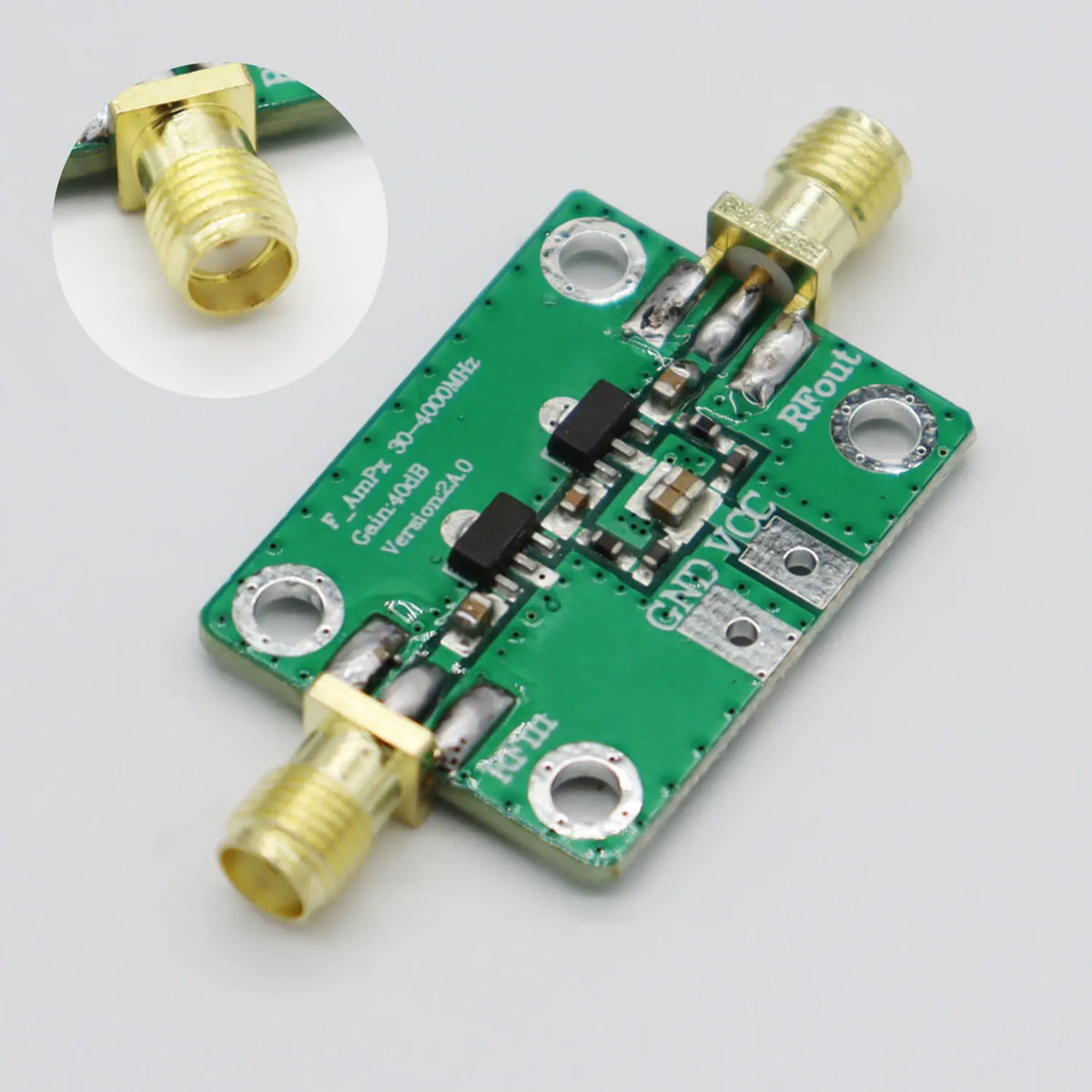 RF Wideband Amplifier 30-4000MHz Low Noise LNA Module DC5V