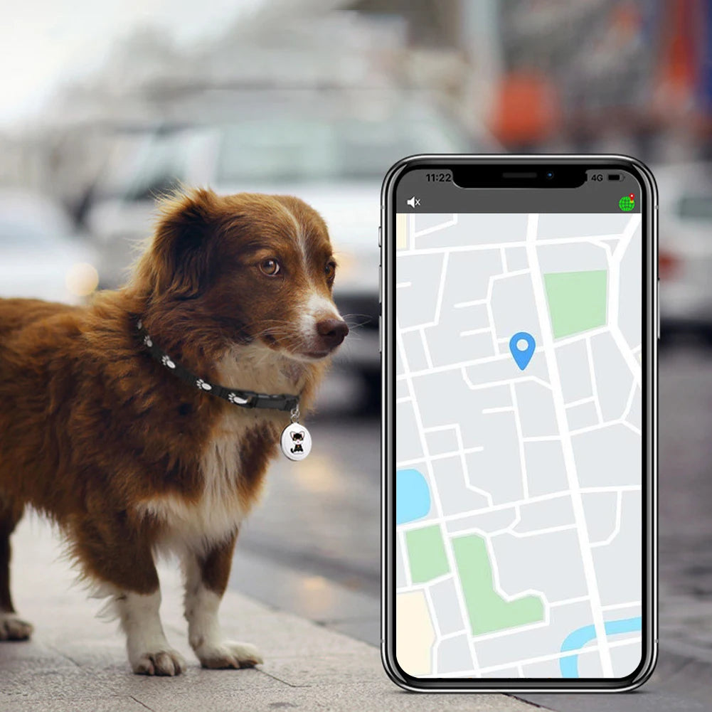 GPS Tracker Collar for Cats and Dogs Waterproof Smart Locator