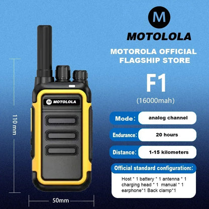 Mini Walkie Talkie Set with Long Range Two Way Communication