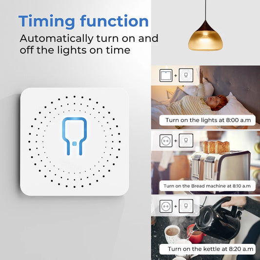 Smart Zigbee WiFi Switch with Power Monitoring and Voice Control - Home Smart Direct
