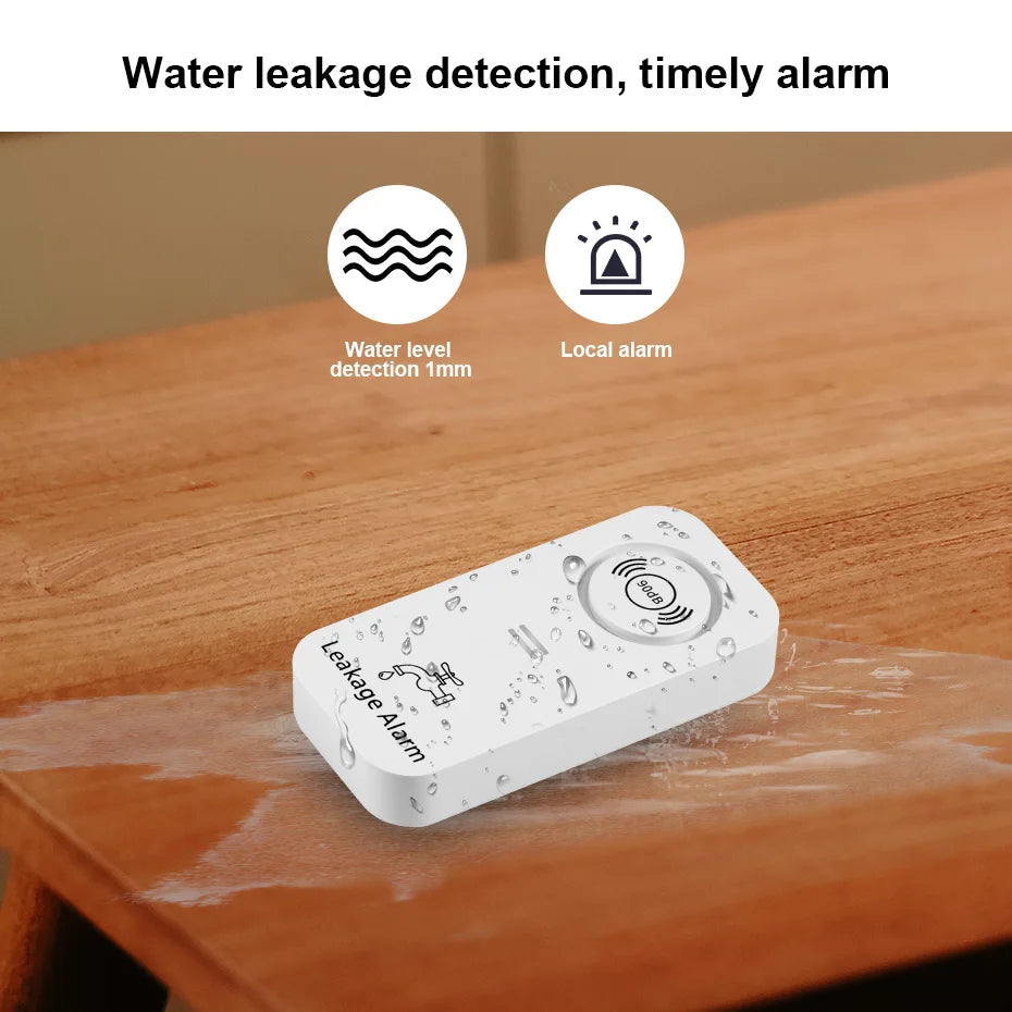KERUI 90db Water Leakage Detector Wireless Water Sensor Working with KERUI Alarm System Leak Alert Monitoring Leak and Drip - Home Smart Direct