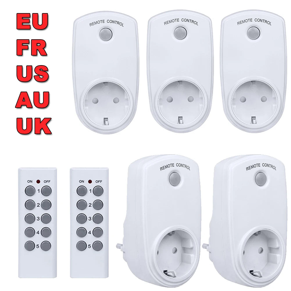 Wireless Smart Remote Control Socket Plug Power Outlet - Home Smart Direct