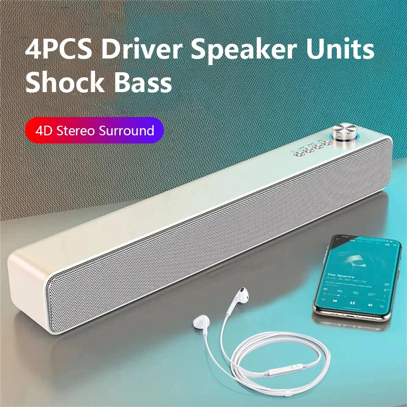 Bluetooth Subwoofer Soundbar for TV and Home Theater - Home Smart Direct