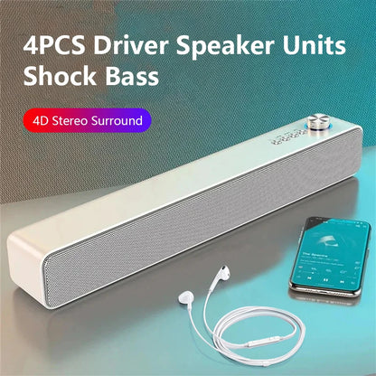 Bluetooth Subwoofer Soundbar for TV and Home Theater - Home Smart Direct