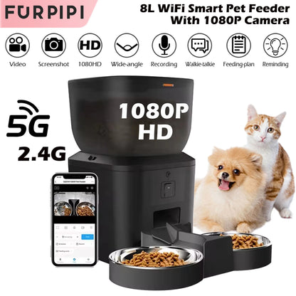 Automatic Cat Feeder with Camera and Voice Recorder