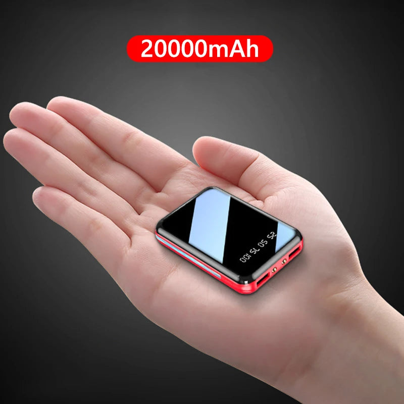 Mini Portable Power Bank with LED Display External Battery - Home Smart Direct