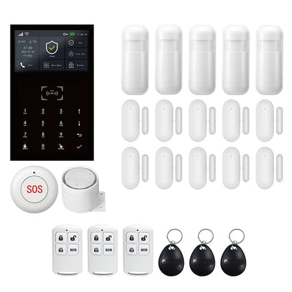 PGST WiFi 2G GSM Home Alarm System Tuya Security Protection Alarm Security System Kit Smart Life Automation Motion Door Sensor - Home Smart Direct
